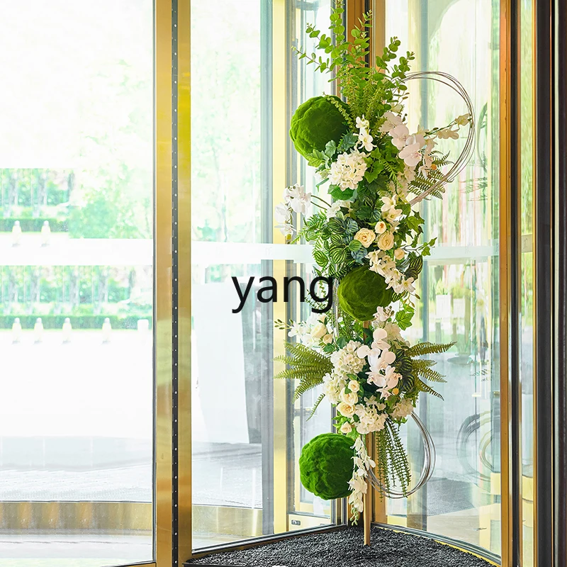 

LZR hall ornament floor decoration flower high-grade moss ball green plant
