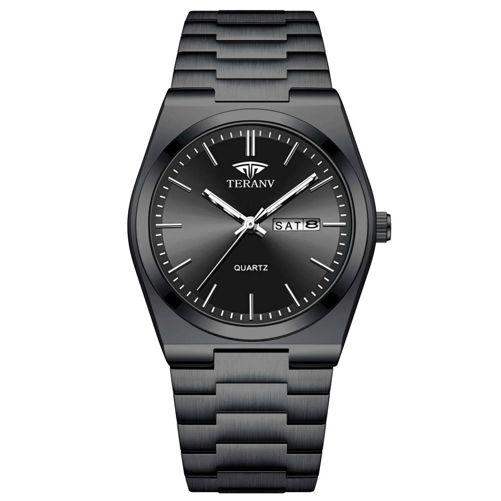 Ultra Thin Stainless Steel Men's Watch Simple Business Trend Calendar Waterproof Male Fashion Quartz Clock Wristwatches Gift