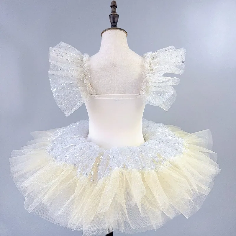 Fashion Ballet Tutu Dress Dance Performance Clothes Children Dance Wear Outfit Girls Princess Ballet Dresses Kids Stage Vestidos