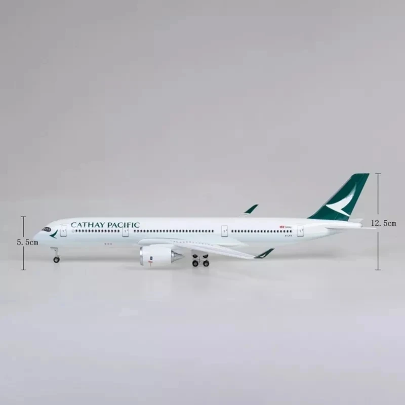 47CM 1/142 Scale Aircraft A350 B747 Cathay Pacific Airways Aeroplane Toy Airplane Model Aviation Toys Games Plastic Metal Plane