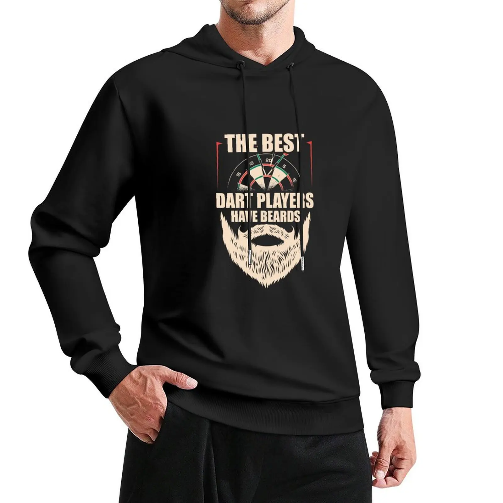 

The Best Dart Players Have Beards Bearded Darts Pullover Hoodie autumn clothes mens clothes men clothing men hoodie