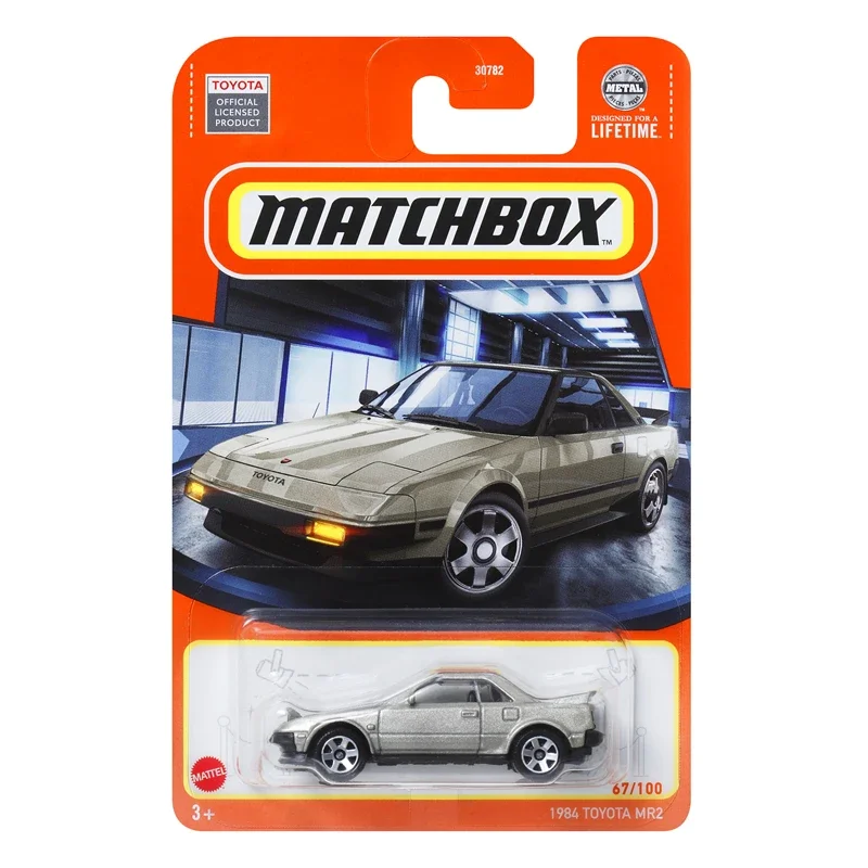 Original Mattel Matchbox Car 1/64 Metal Diecast Boys Toys 24J 1984 Toyota Mr2 Simulated Vehicle Model Collection Birthday Gift