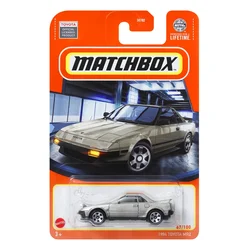 Oryginalny Mattel Matchbox Car 1/64 Metal Diecast Boys Toys 24J 1984 Toyota Mr2 Symulowany pojazd Kolekcja modeli Prezent urodzinowy