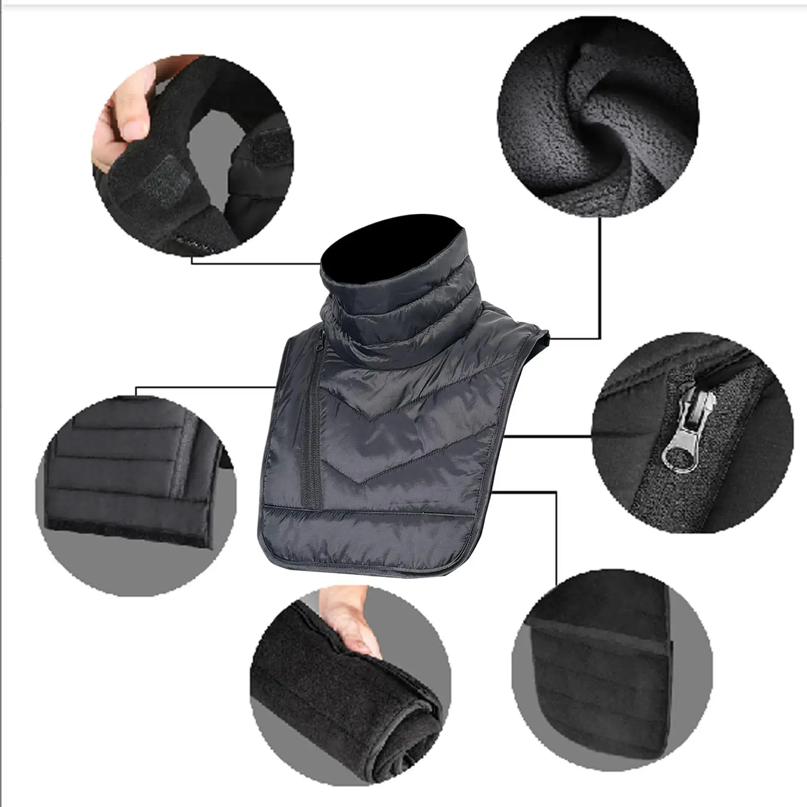 Motorcycle Neck Gaiter Cold Weather Waterproof Breathable Winter Neck Warmer Cycling Gaiter For Skiing Fishing Running Hiking