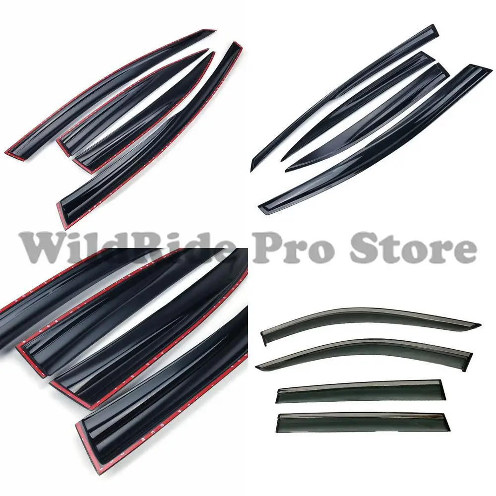 

1 set Car Window Sun Visor Deflectors for Cadillac CT4 2020-2022 Rain Guard Vent Protector Exterior Installation Vent Shade Comp