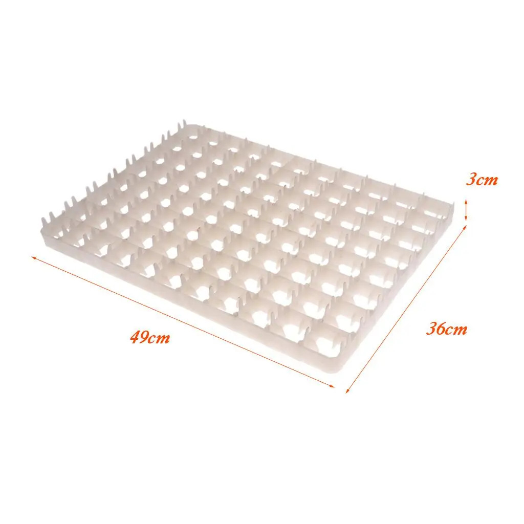 Bird Egg Incubator Plastic Tray Hatcher Spare Accessory for Chicken Quail 88 Eggs Brooder Machine