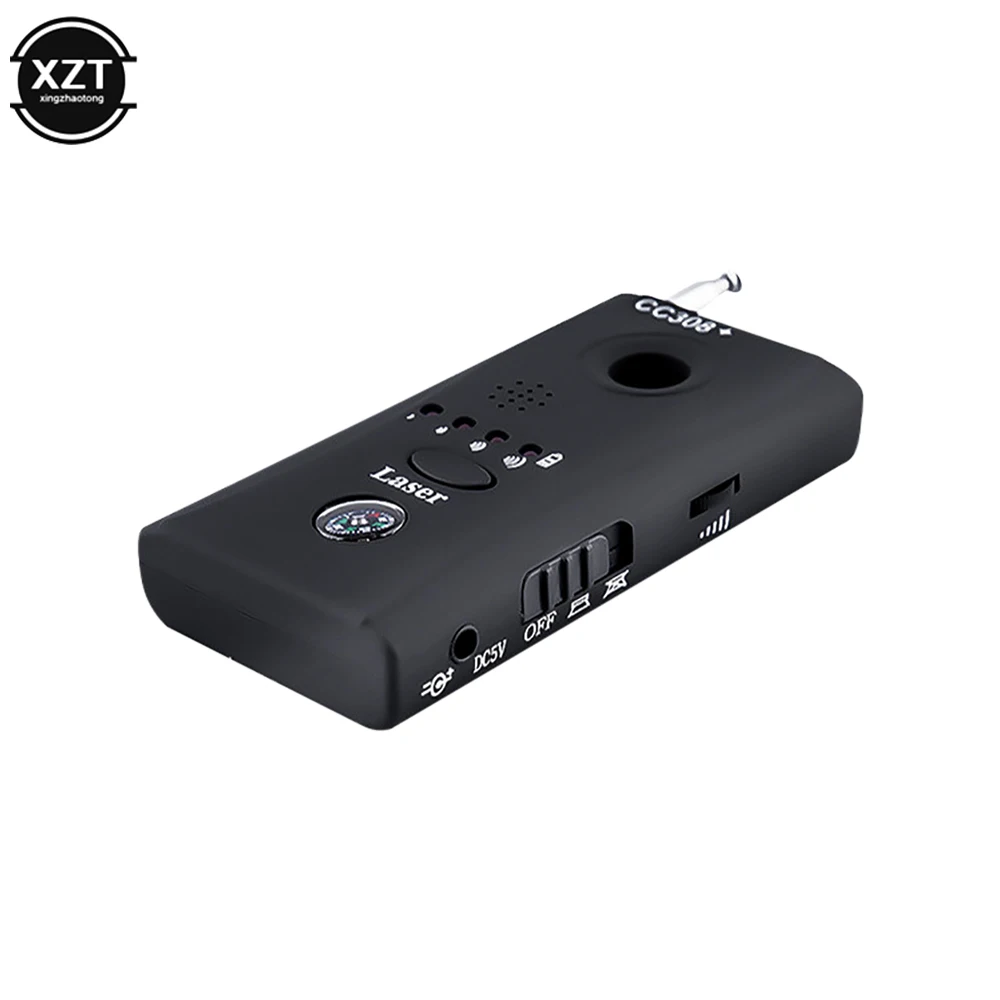 New CC308 Metal Detector Radio Wave Signal Detection Wireless Camera Lens Detector Anti Eavesdropping GPS Positioning Sensor