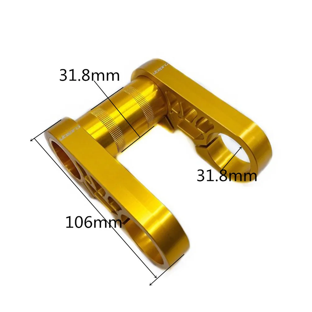 Litepro Folding Bike Double Handlebar Stem Aluminum Alloy 31.8mm Adjustment Extension Stem For Birdy Bicycle