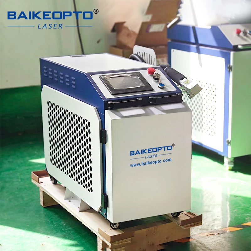 Laser cleaning machine for car repair wheel hub/brake disc rust removal, sheet metal repair without damage