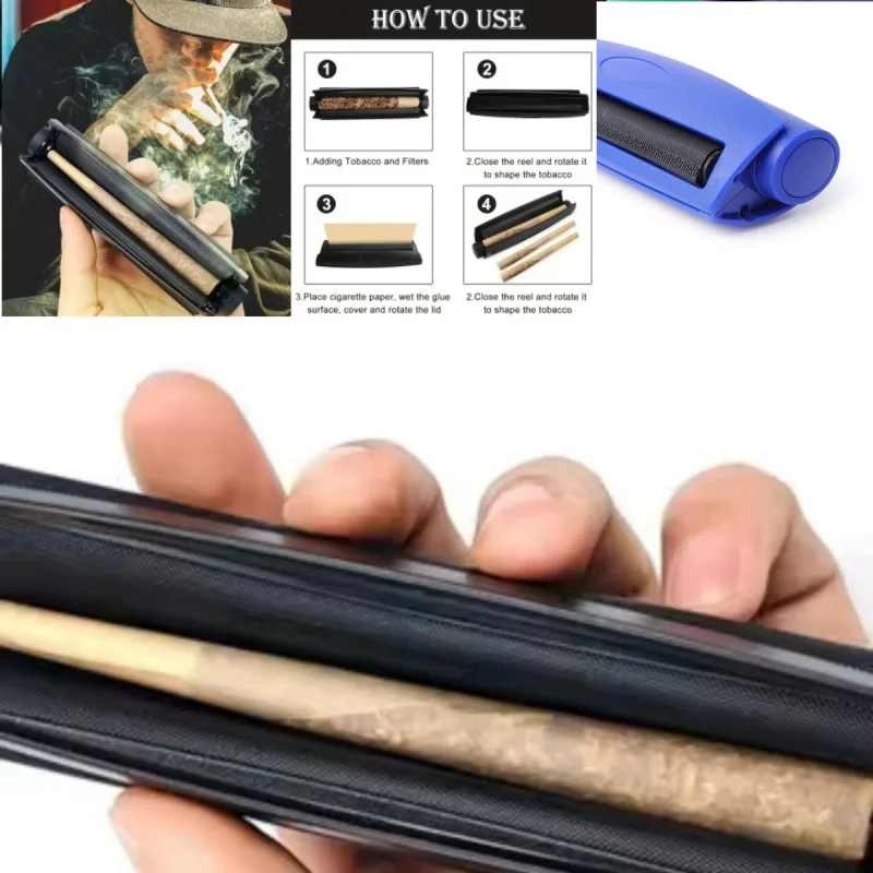 

78/110mm Hand Making Rolling Machine Tool Smoking Accessories Portable Manual Cigarette Tobacco Herb Roller Cone Rolling