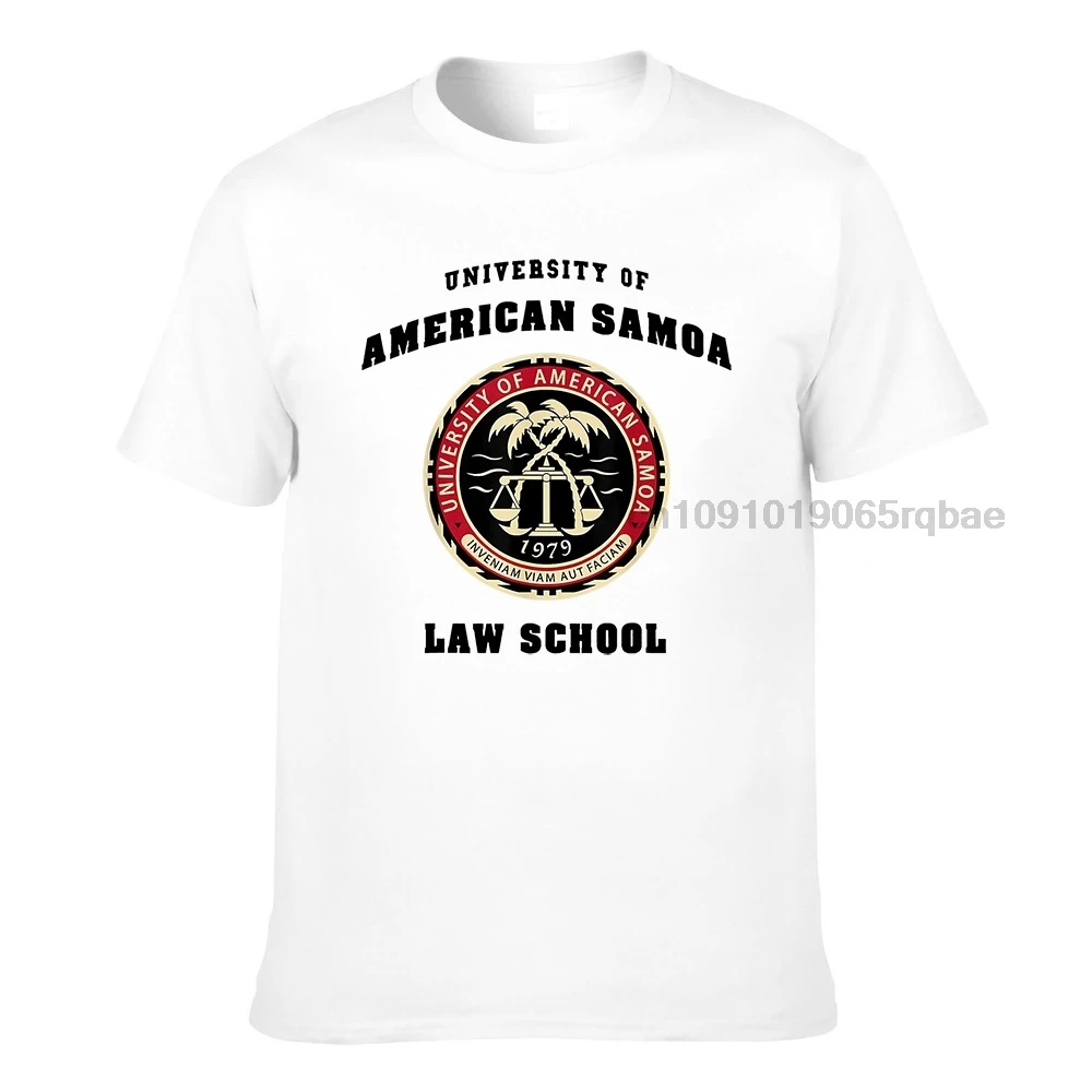 BCS University Of American Samoa Law School Men T Shirt Leisure Tees Classic O Neck T-Shirts 100% Cotton 2XL 3XL Clothing