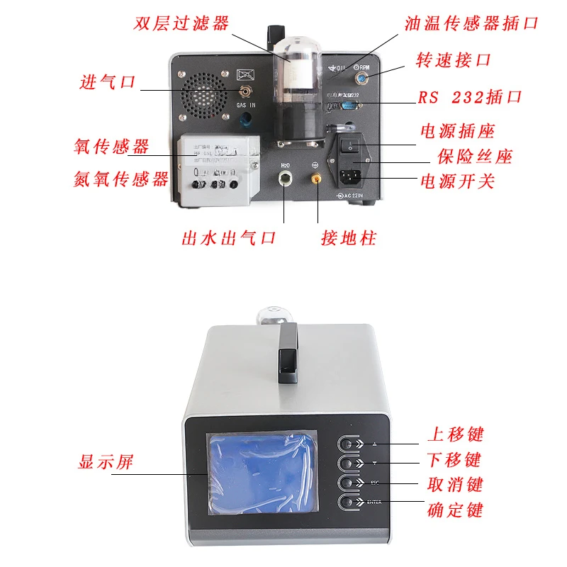 Exhaust Gas Analyzer MQW-511 (411) Motor Vehicle Exhaust Analyzer