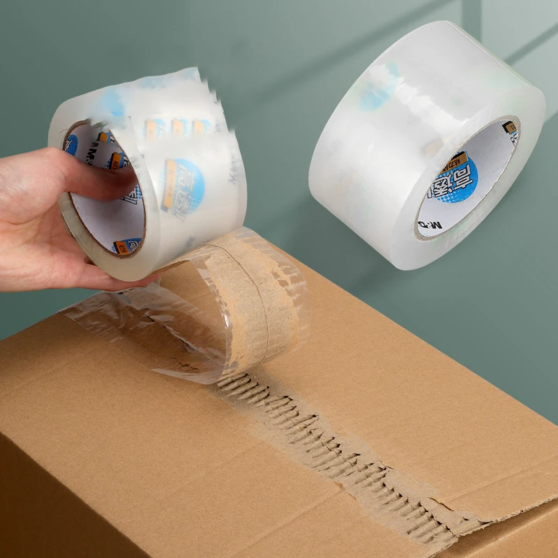 M&G transparent tape large wide tape express packing fixed waterproof sealing tape high viscosity sealing tape stationery and of
