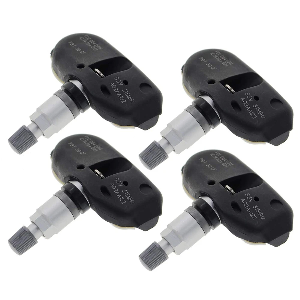 4X 315MHz Tire Pressure Sensor TPMS Monitoring System Programmer Sensor for MDX RL TL Odyssey Ridgeline 06421-S3V-A01