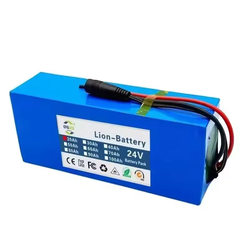 2026 24V 30Ah 6s3p 18650 lithium battery 24V 30000mAh lithium-ion battery pack+charger