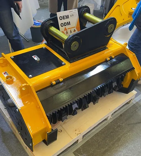 Custom lawn mower/flail mower for 3-4 ton mini excavators with high quality and assurance