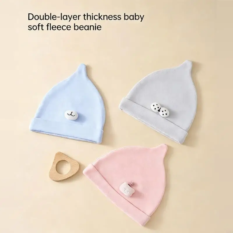 

Baby Hat Newborns Nursery Hospital Hat Autumn Winter Breathable Toddler Cotton Hat Caps for Toddler 0-3 Month A2UB