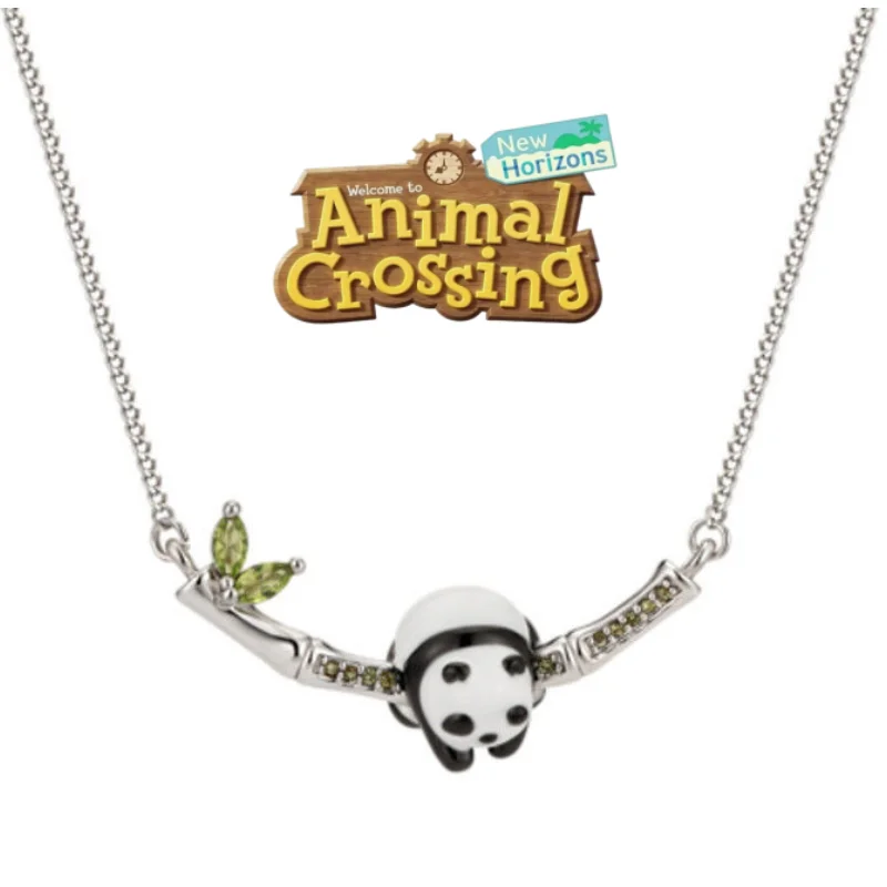 

Animal Crossing: New Horizons, игровая периферия, ювелирные изделия, милое исцеляющее ожерелье с пандой, кулон, милые модные аксессуары, платье, подарок