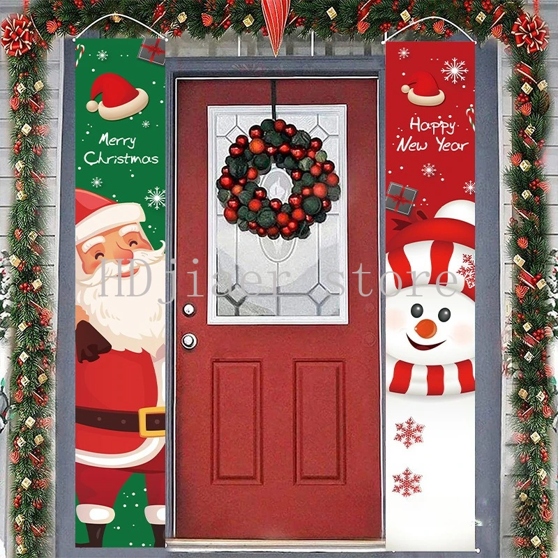 

Decorate Santa Claus, party flags, festival decorations, props, Christmas photo couplets