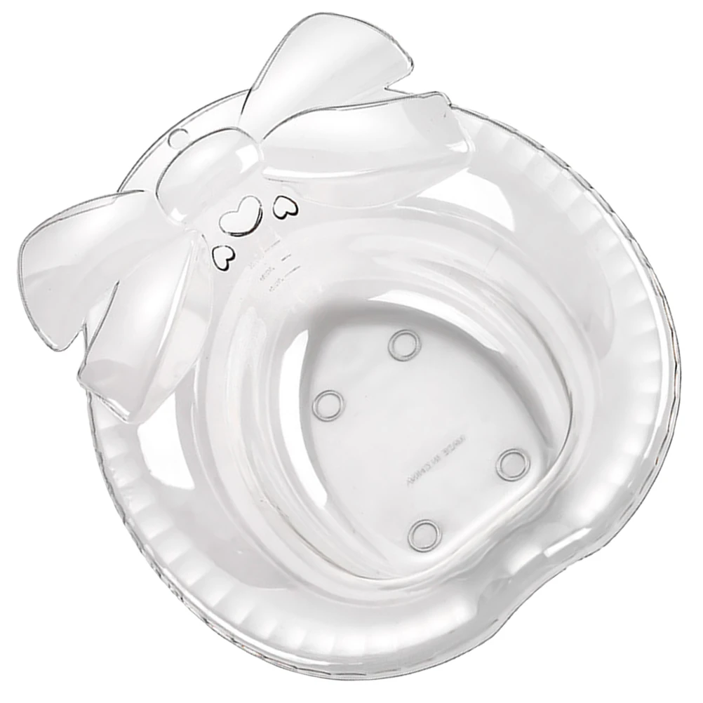 

Sitz Bath Basin Transparent Thickened Postpartum Care Pregnant Women Hemorrhoid Relief Home Use Comfortable Wash Basin