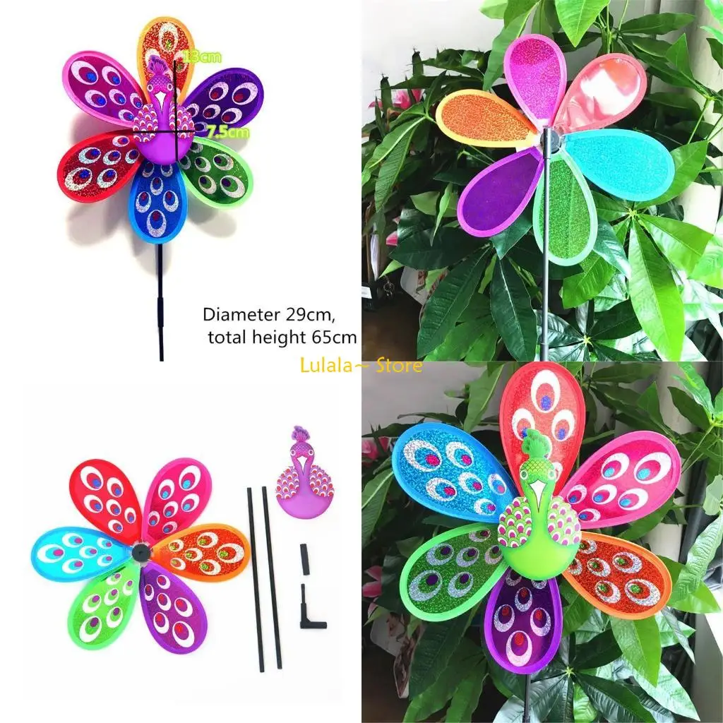 

Y4QA светодиодная светящаяся палочка отпугивает птиц и вредителей садовые украшения для детей на открытом воздухе