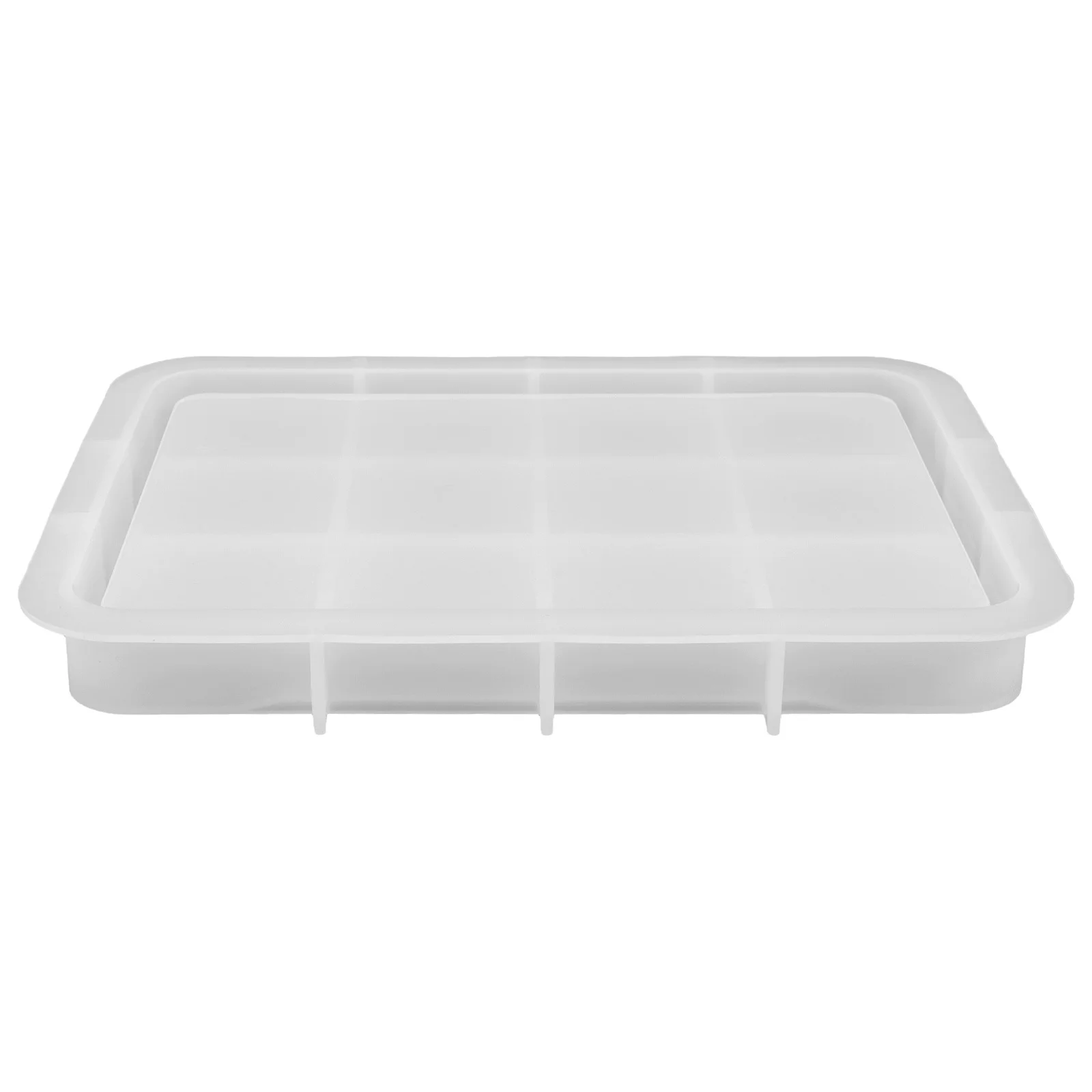 Lange rechthoekige siliconen lade mal Flexibele slijtvaste DIY multifunctionele epoxy gietbak mal voor ambachtelijke maken