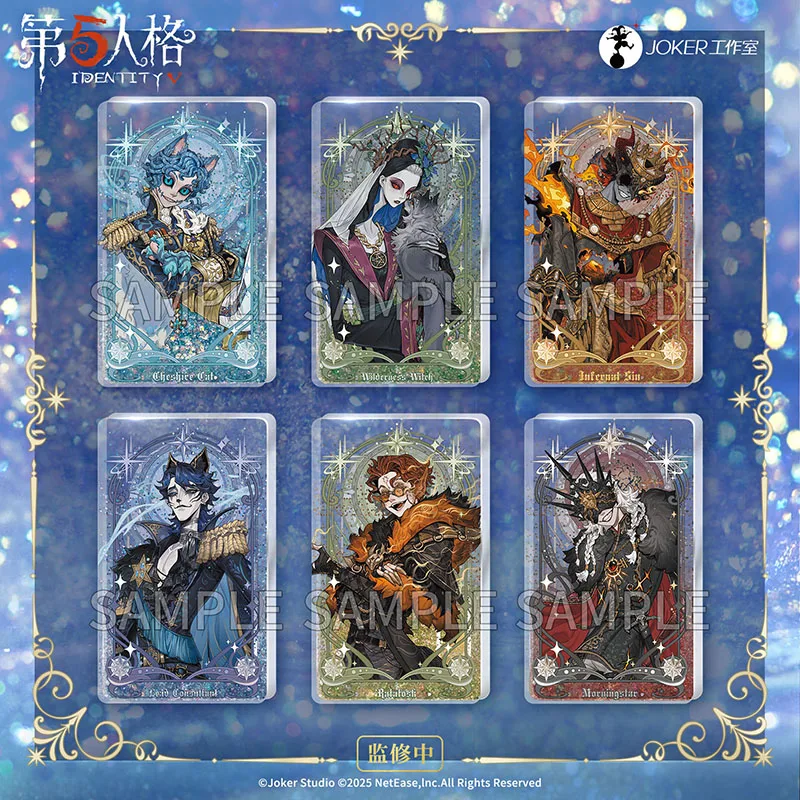 Originele Anime Identiteit V Cosplay Tuinman Cheerleader Embalmer Fools Gold Ithaqua Naiad Kluizenaar Vloeiend Zand Acryl Ornament