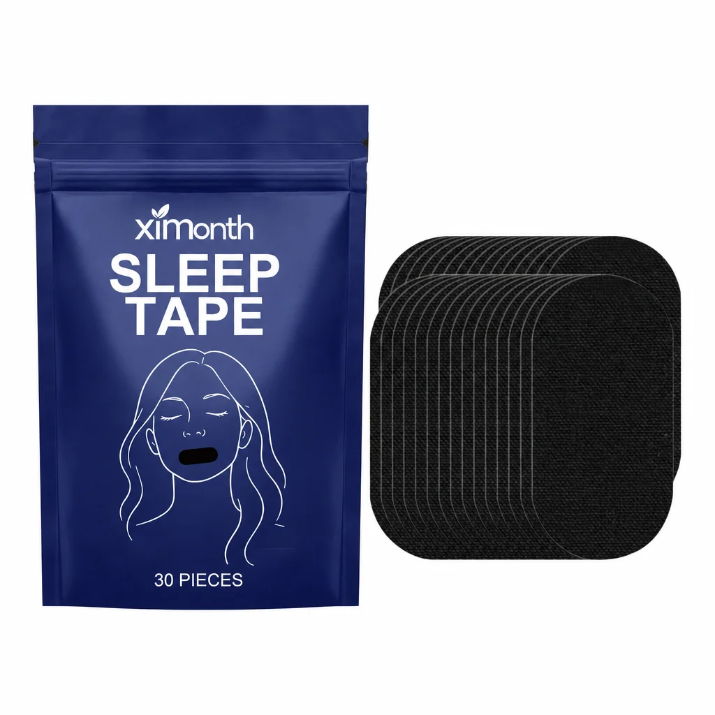 30 Pcs Anti Snoring Mouth Tape Ultra Thin Breathable Nighttime Acne Patches Oil Absorbing Pimple Patches for Sleep Care Travel