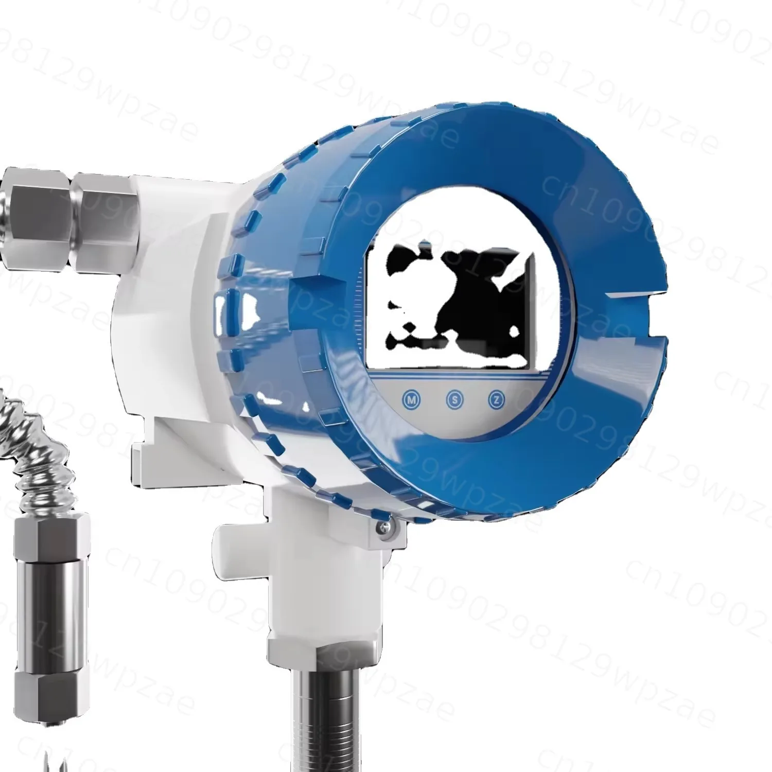 Liquid Flow Monitoring Vortex Flow Meter Smart Sensor for Air Oil Applications High Reliability OEM Customizable Stainless Steel