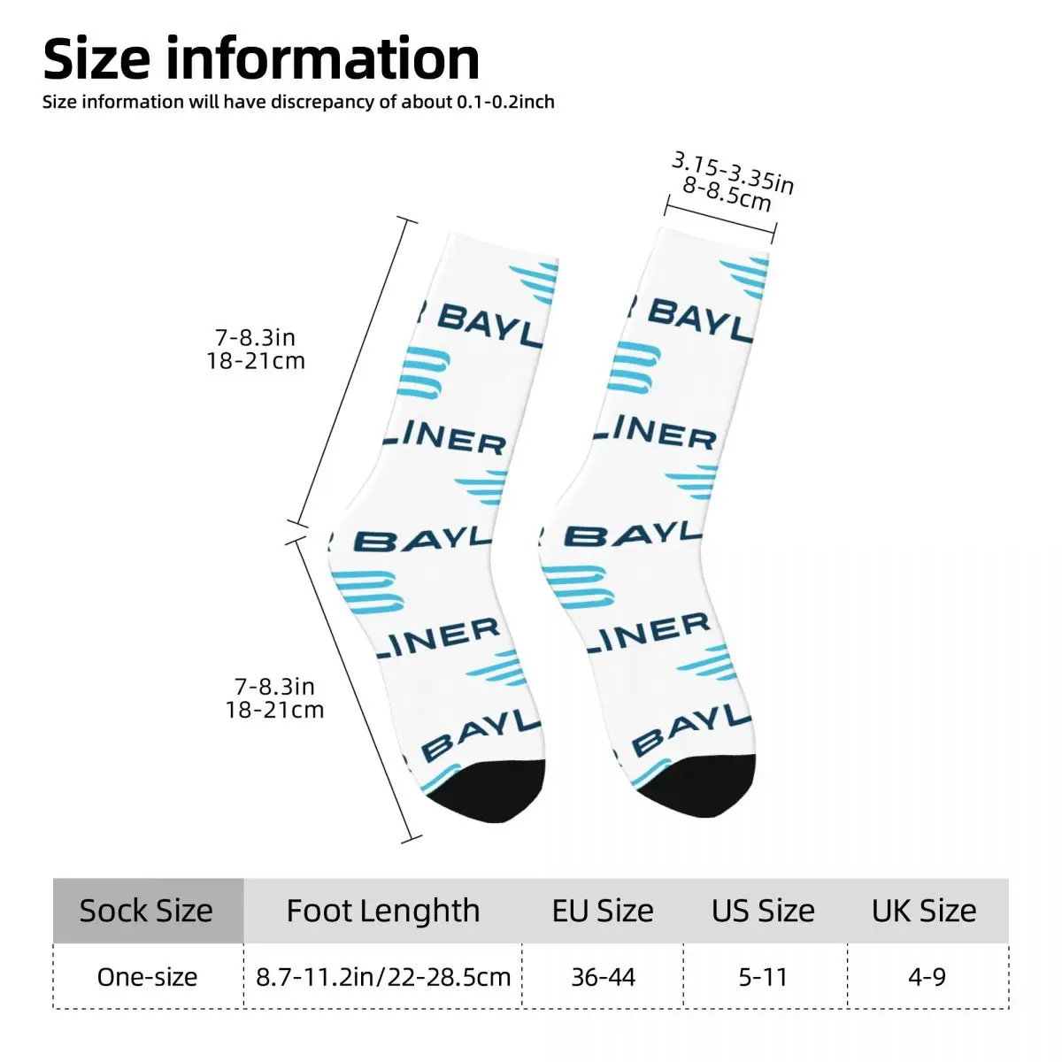 Bayliner Boats Socks All Season Long Socks Accessories for Man's Woman's Gifts