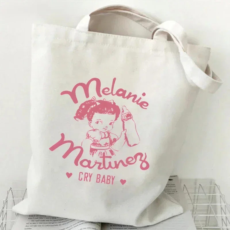 Melanie Martinez damska torba płócienna Tote w stylu Vintage Y2K estetyka torba na ramię piosenkarka torba na zakupy muzyka Melanie Martinez torebka