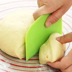 Plastic Dough Weight Cutter Cookie Fondant Bread Pizza Tools Spatula For Cake Butter Scraper Pastry And Bakery Kitchen Utensils