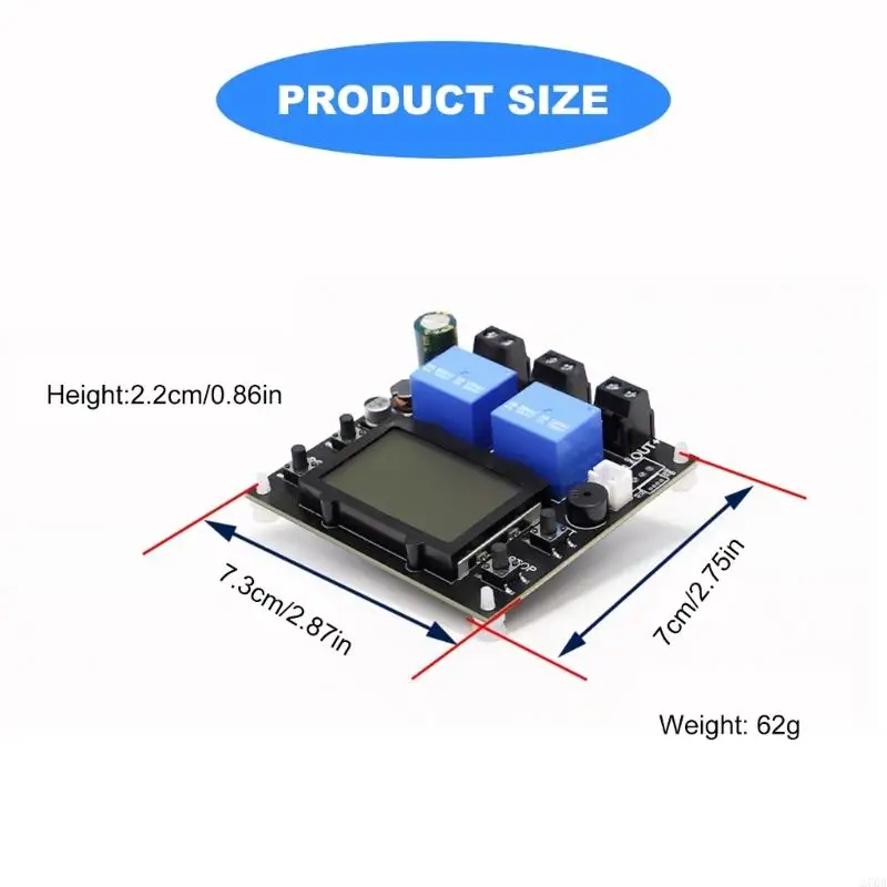 CUMPENTE CUMPO CUNTAGES AUTROMÁTICOS DC10V 110V com relés LCD Display 10A Protections para leads Bateria lítio ácido