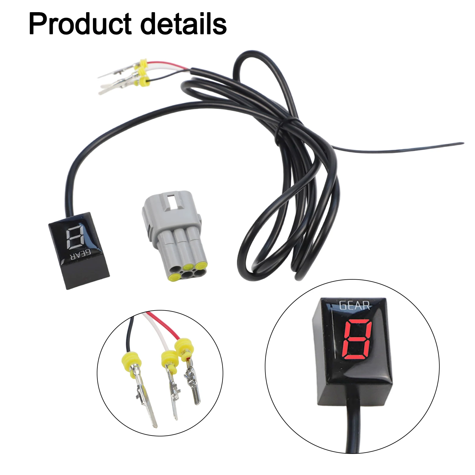 Motorcycle Digital Shift Lever Sensor Gear Indicator Display for Suzuki Clear and Accurate Gear Number Display