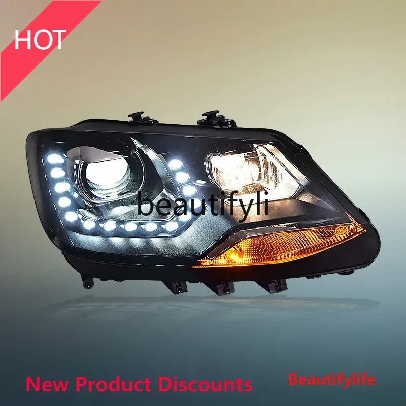 

D185 lt6351 Headlight assembly 12-19 modified LED daytime running light LED lens headlight