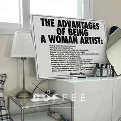 Nordic Black And White Quotes Ins Light Luxury Monologue Wall Art Canvas Painting Posters Pictur For Coffee Room Home Decor