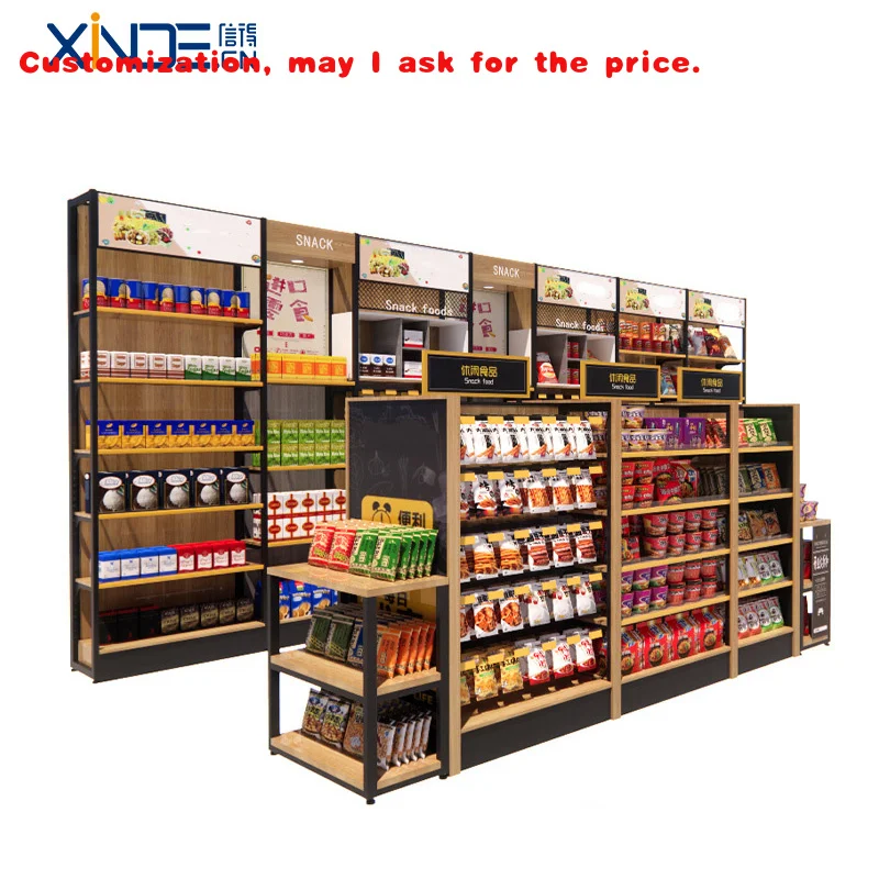 custom.XINDE Light-Duty Iron Metal Display Stand Single-Sided Supermarket Rack Showcase Perfume Shelving Double-Sided