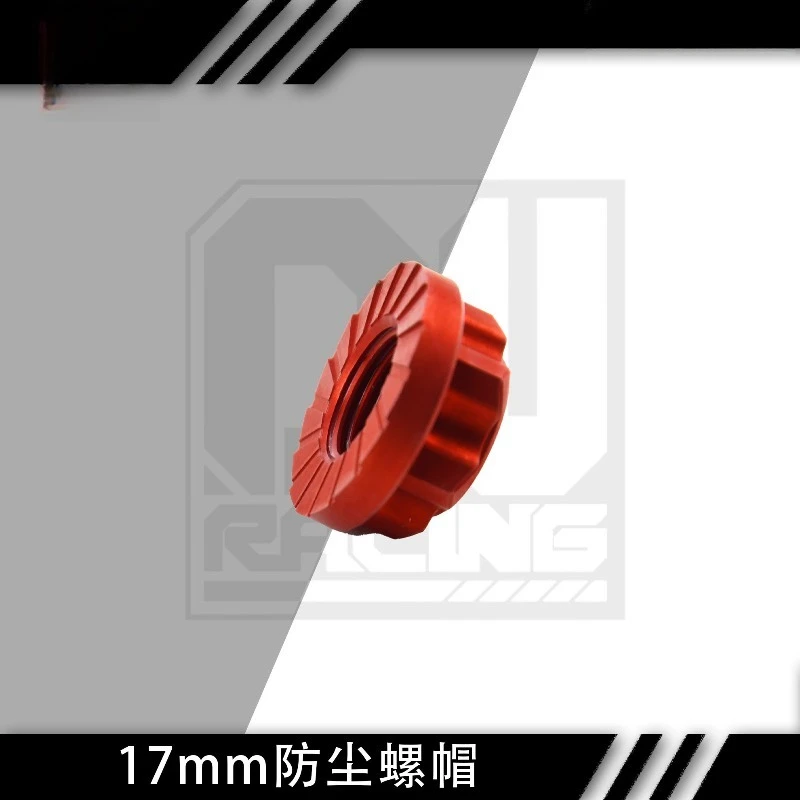 RC Car 17mm Anti‑Loosen Dustproof Wheel Hub Nuts Customized 1/8 For ARRMA Traxxas 1.0 1.25 Thread Electric Buggy Short Course