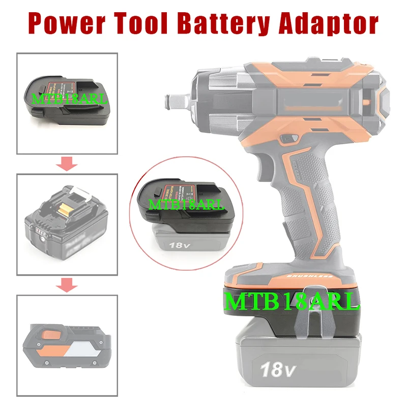 Adapter Converter BSB18ARL DWB18ARL GW18ARL MTB18ARL For Makita For DeWalt For Bosch For Milwaukee Worx Battery For AEG Tool