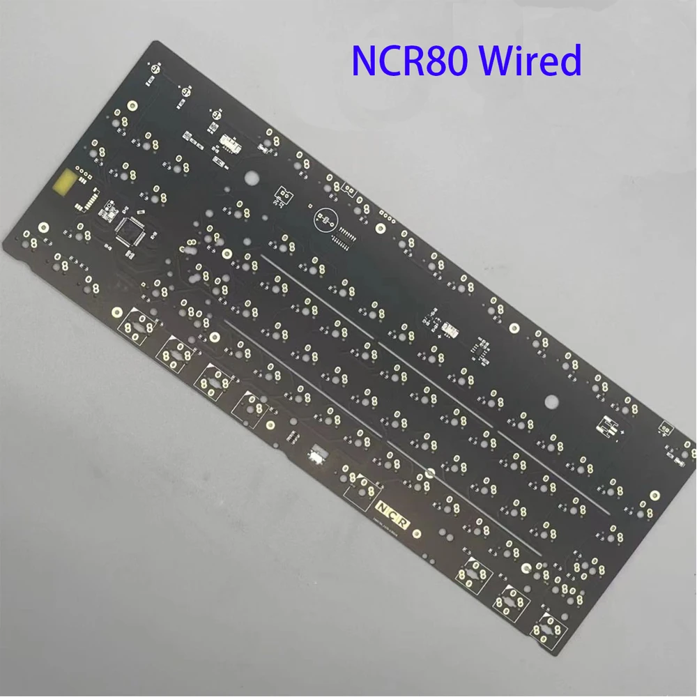 MX Hot-swappable NCR80 Mechanical Keyboard PCB Typ-c Wired QMK/Vial ANSI/ISO optional