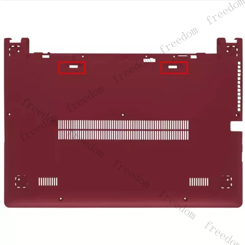 HTS  For  Lenovo S400 S405 S410 S40-70 Red LCD Bottom Case Cover No Lock Clips