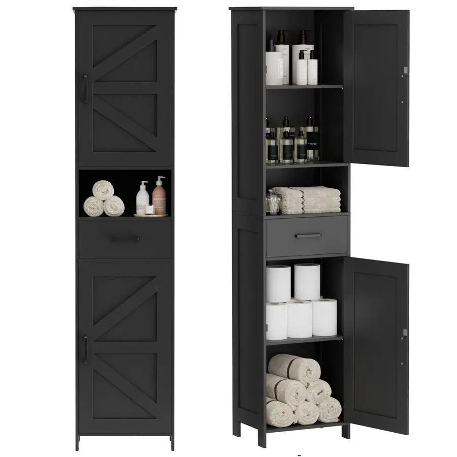 67 H Tall Bathroom …