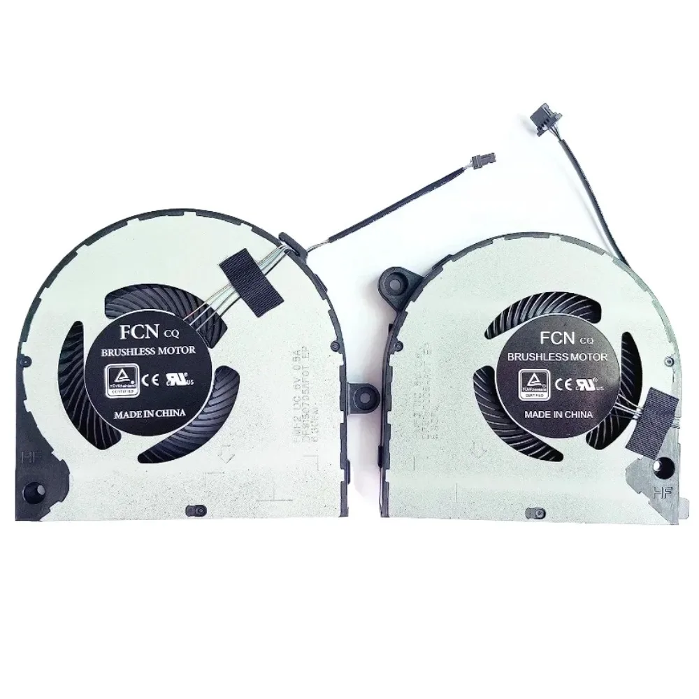 

Laptop CPU + GPU Cooling Fan for Vostro 7500 7501 DC5V 0.5A DFS150005AA0T FMF3 DFS150705AF0T FMF2 0KGH4R 0YND40