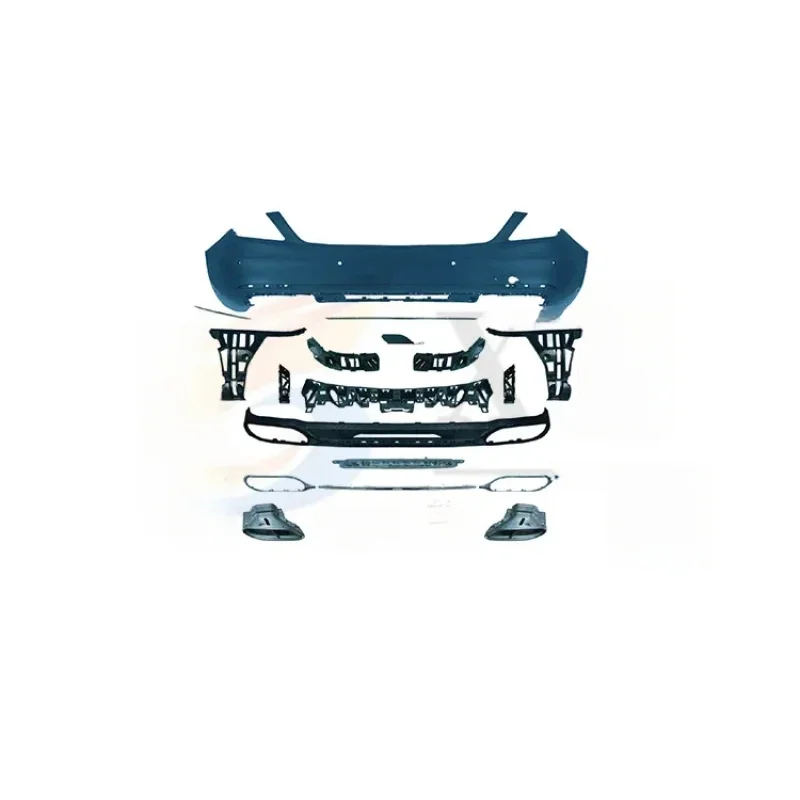 XT Auto Car Parts Style for S Class W222 Bumper Bodykit Grille 2014-2020 W222 Side Skirt Fender 5
