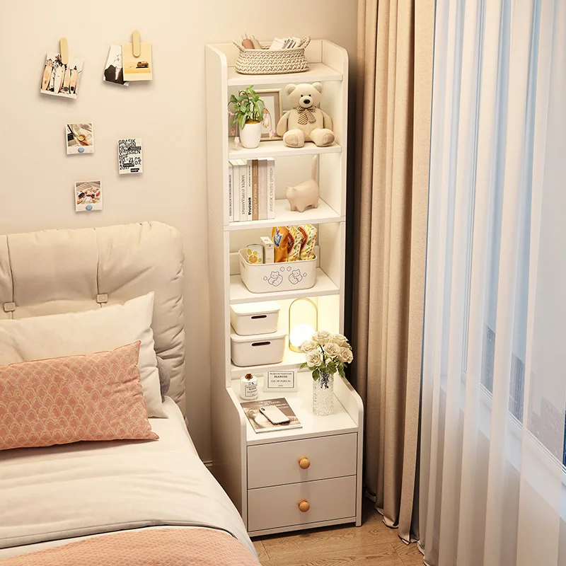 bedside table household bedroom locker integrated 2025 storage cabinet replacement small bedside rack
