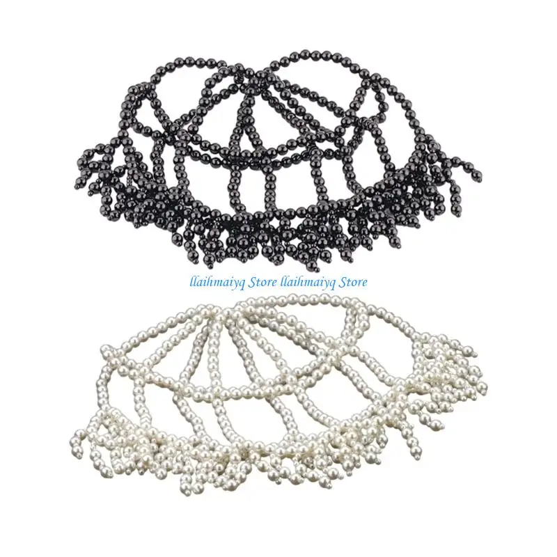 

573B Sophisticated Pearls Bridal Hat Romantics Celebration Headpiece Elegant Headwear