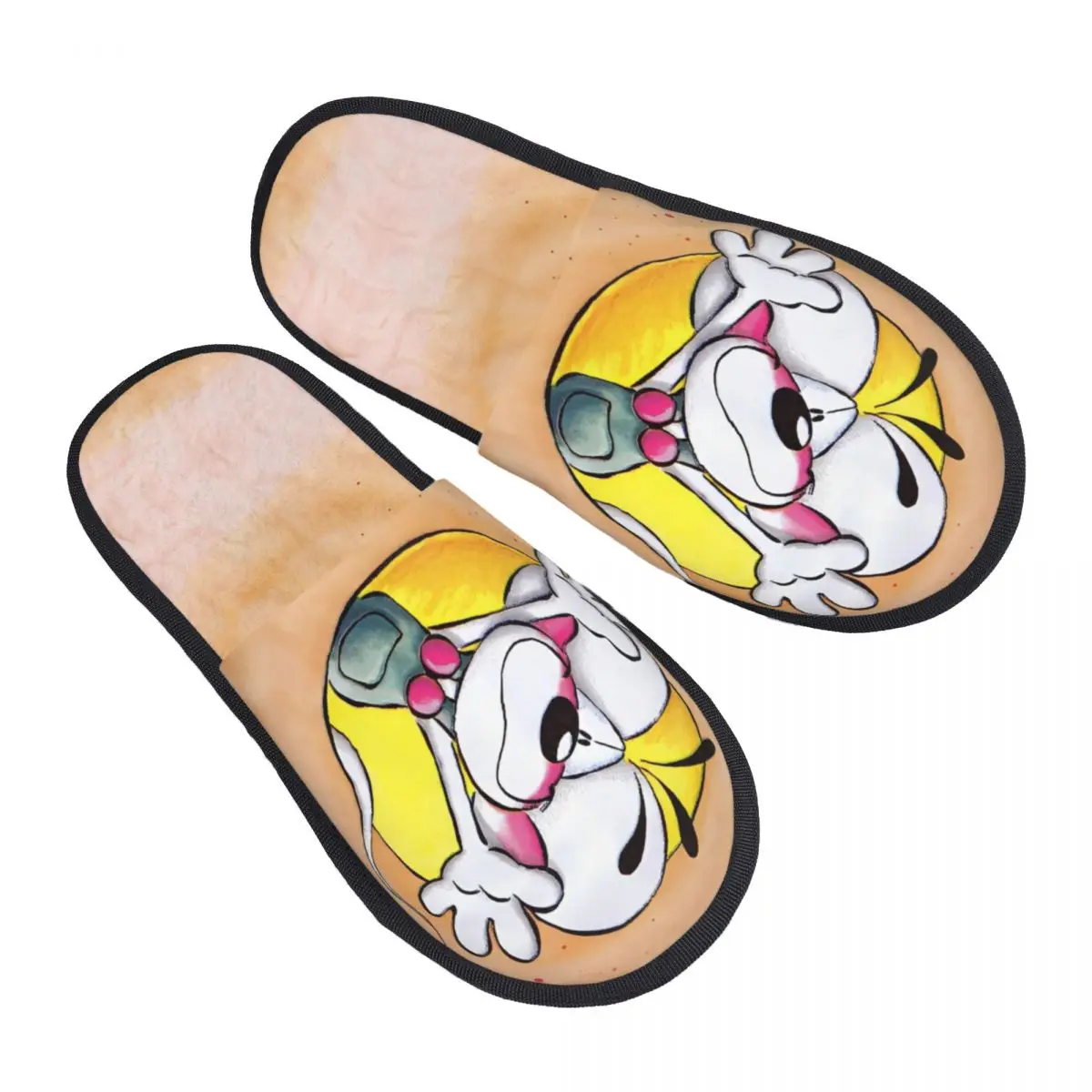 

Тапочки с героями мультфильмов для спальни, уютные тапочки из пены с эффектом памяти, нескользящие