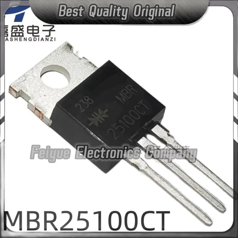 5PCS-20PCS  MBR25100CT  TO-220 100V 25A 25100CT  Best Quality Imported Original