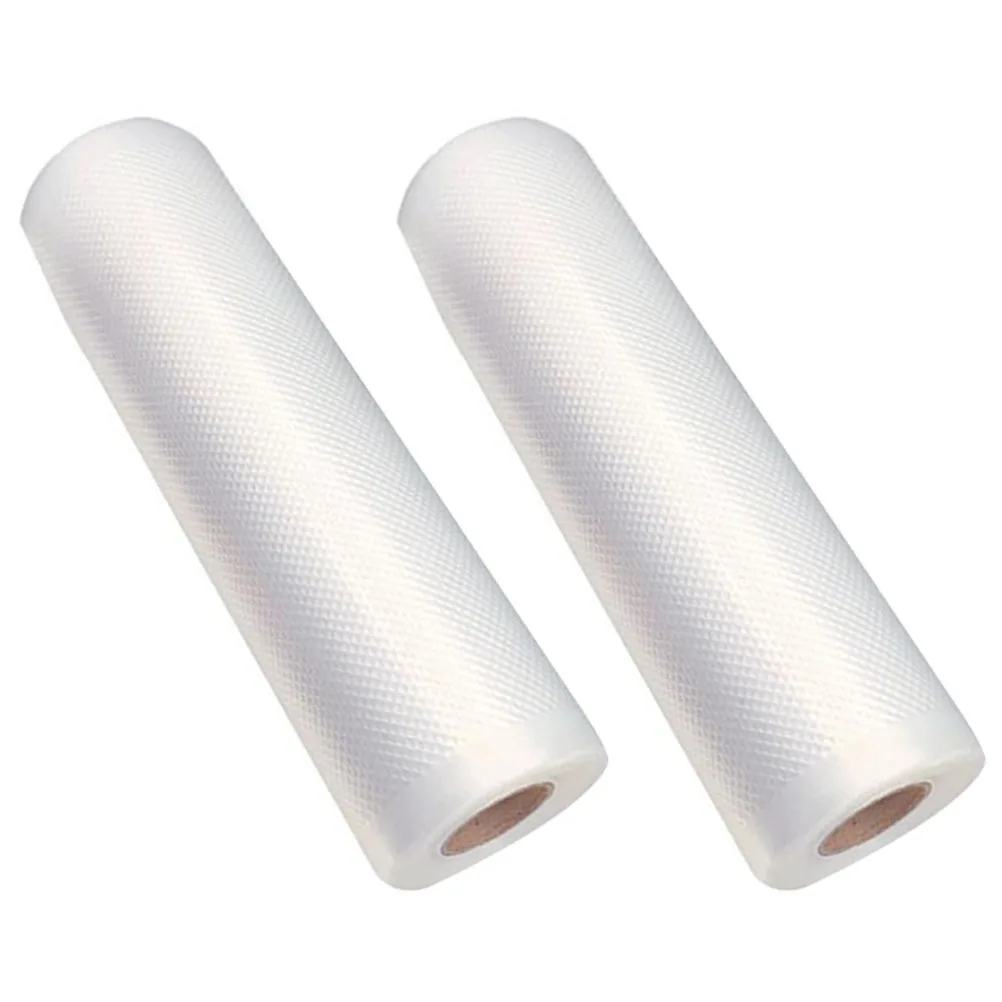 

2 Rolls Vacuum Food Sealer Bag Practical Kitchen Vacuum Bag for Food Storage Fresh Keeping Compatible with Microwave