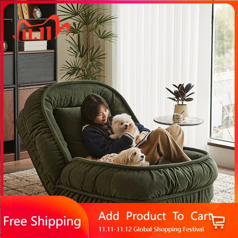 

Recliner Luxury Living Room Chairs Bedroom Sofa Lazy Nordic Living Room Chairs Comfortable Balcony Fauteuil Salon Home Furniture